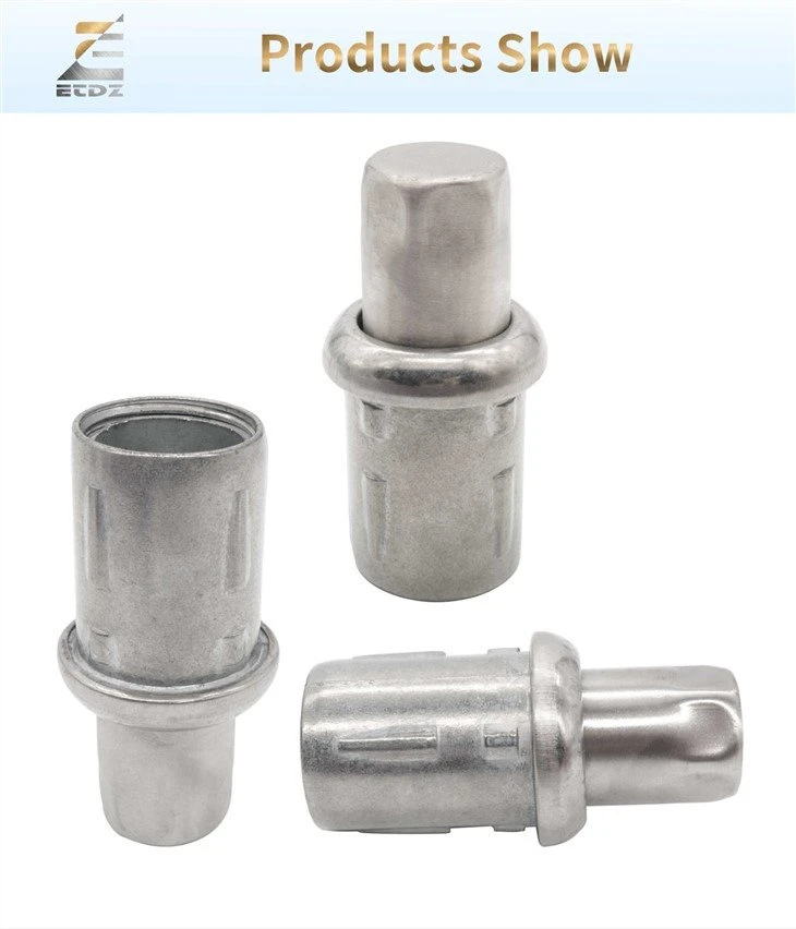 Zinc Die Cast Adjustable Round Foot Insert